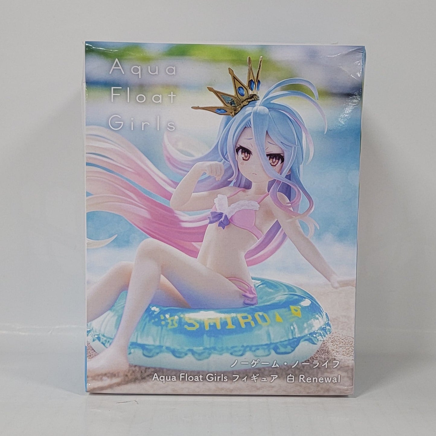 No Game No Life Aqua Float Girls Shiro Figure – White Renewal Ver.