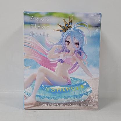 No Game No Life Aqua Float Girls Shiro Figure – White Renewal Ver.