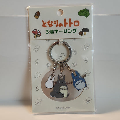 My Neighbor Totoro – Totoro Trio 3-Charm Metal Keychain