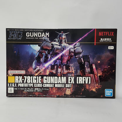 Limited - Mobile Suit Gundam: Requiem for Vengeance – RX-78(G)E Gundam EX (RFV) HG 1/144 Model Kit