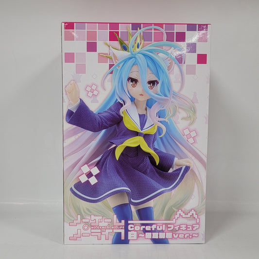 No Game No Life Coreful Shiro Figure – White Cat-Ear Uniform Ver.