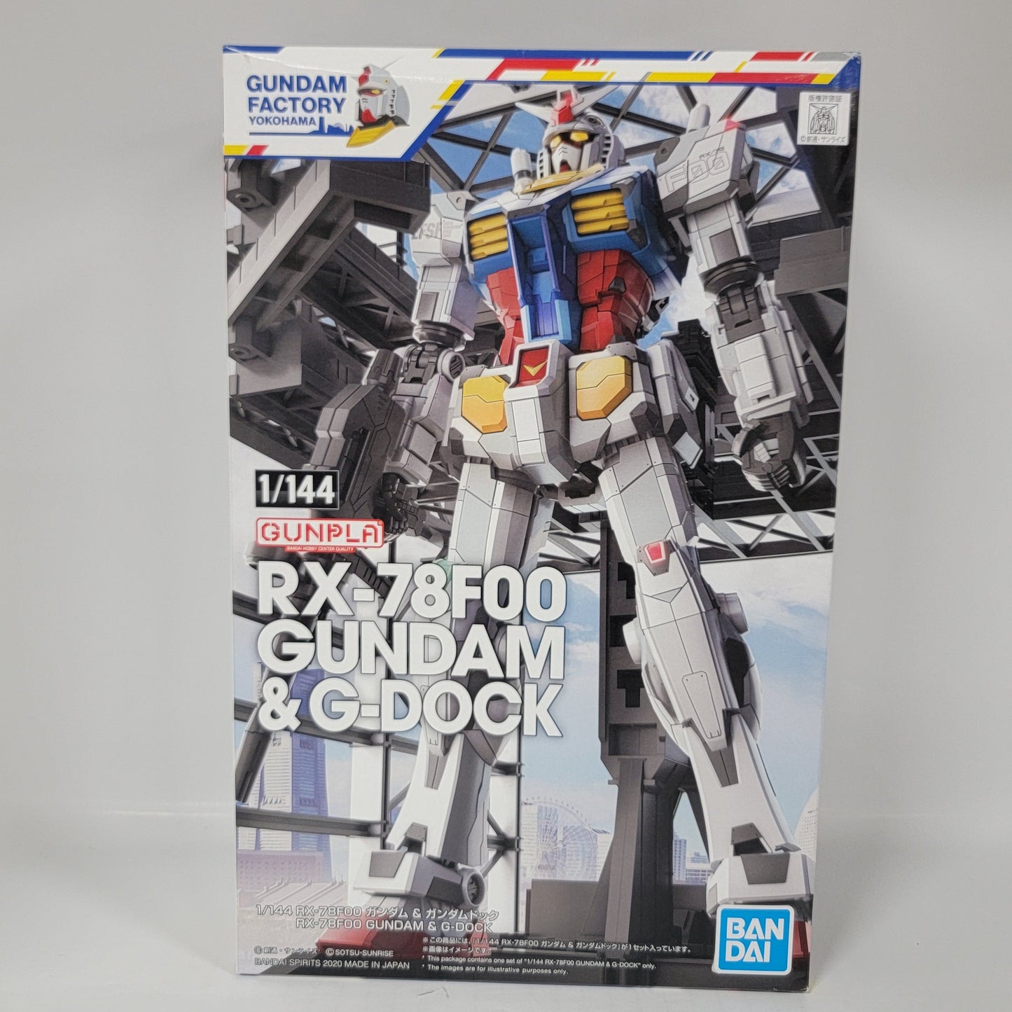 Limited - Gundam Factory Yokohama RX-78F00 Gundam & G-Dock 1/144 Model Kit