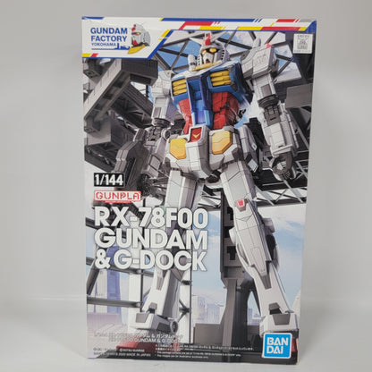 Limited - Gundam Factory Yokohama RX-78F00 Gundam & G-Dock 1/144 Model Kit