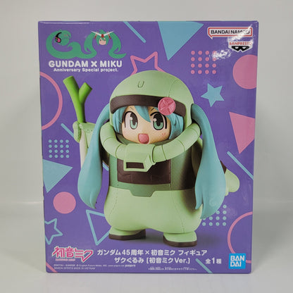 Gundam × Hatsune Miku 45th Anniversary Special Figure – Zaku Miku Ver.