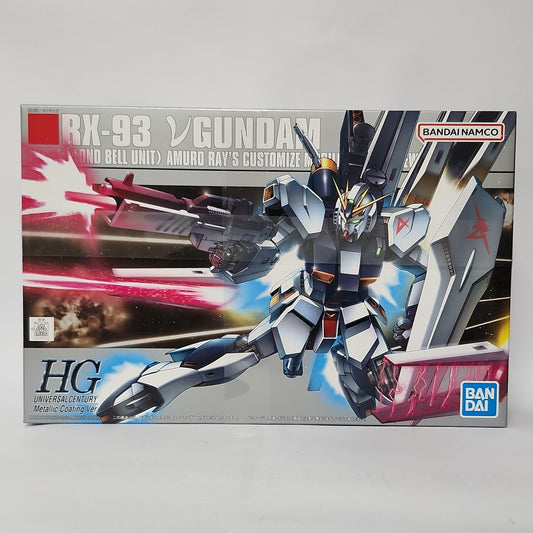 Limited - RX-93 ν (Nu) Gundam Metallic Coating Ver. – HG 1/144 Model Kit – Amuro Ray Custom