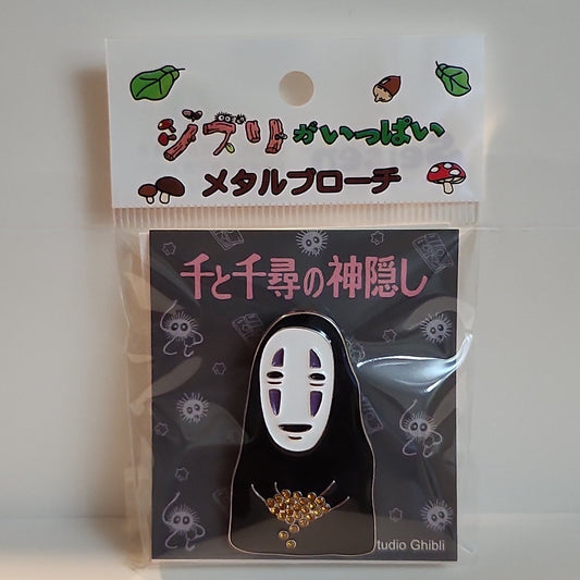 Studio Ghibli - No-Face Metal Brooch