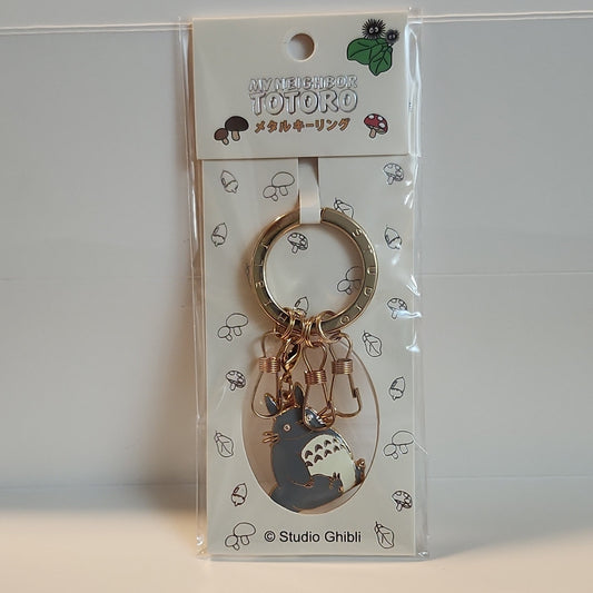 My Neighbor Totoro – Gray Totoro Metal Keychain