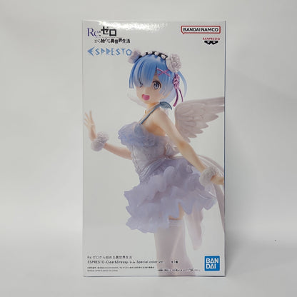 Re:ZERO − Starting Life in Another World – Rem ESPRESTO Clear Dressy Figure (Special Color Ver.)
