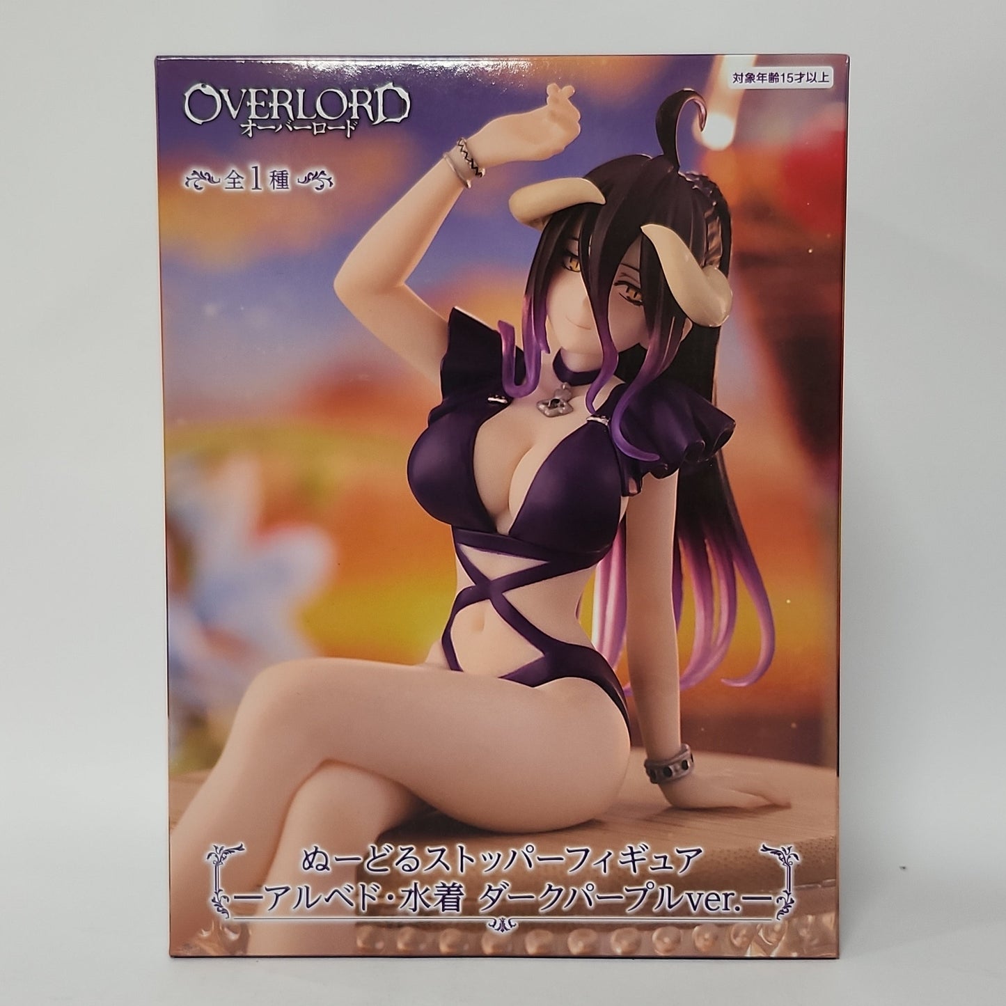 Overlord – Albedo Dark Purple Swimsuit Noodle Stopper Figure