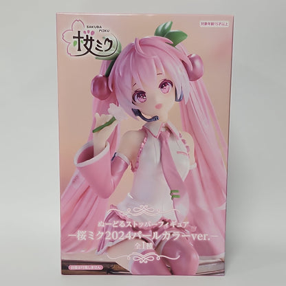 Hatsune Miku – Sakura Miku 2024 Pearl Color Noodle Stopper Figure