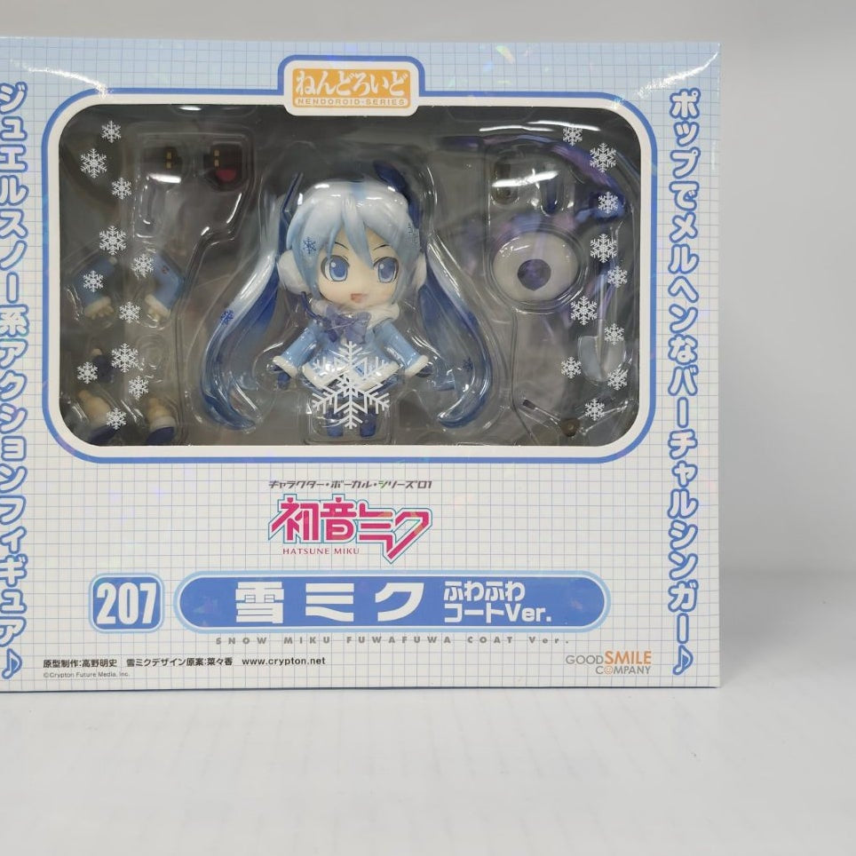 Snow Miku Nendoroid Fluffy Coat Ver. box front