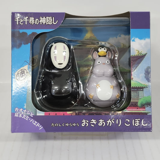 Spirited Away No Face & Boh Mouse Roly-Poly Figure Set