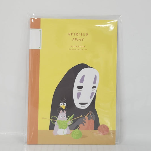 Spirited Away No Face Knitting B6 Notebook – Graph Paper