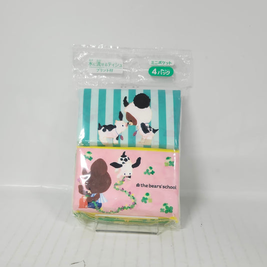 The Bears' School Pocket Tissues 4-Pack
