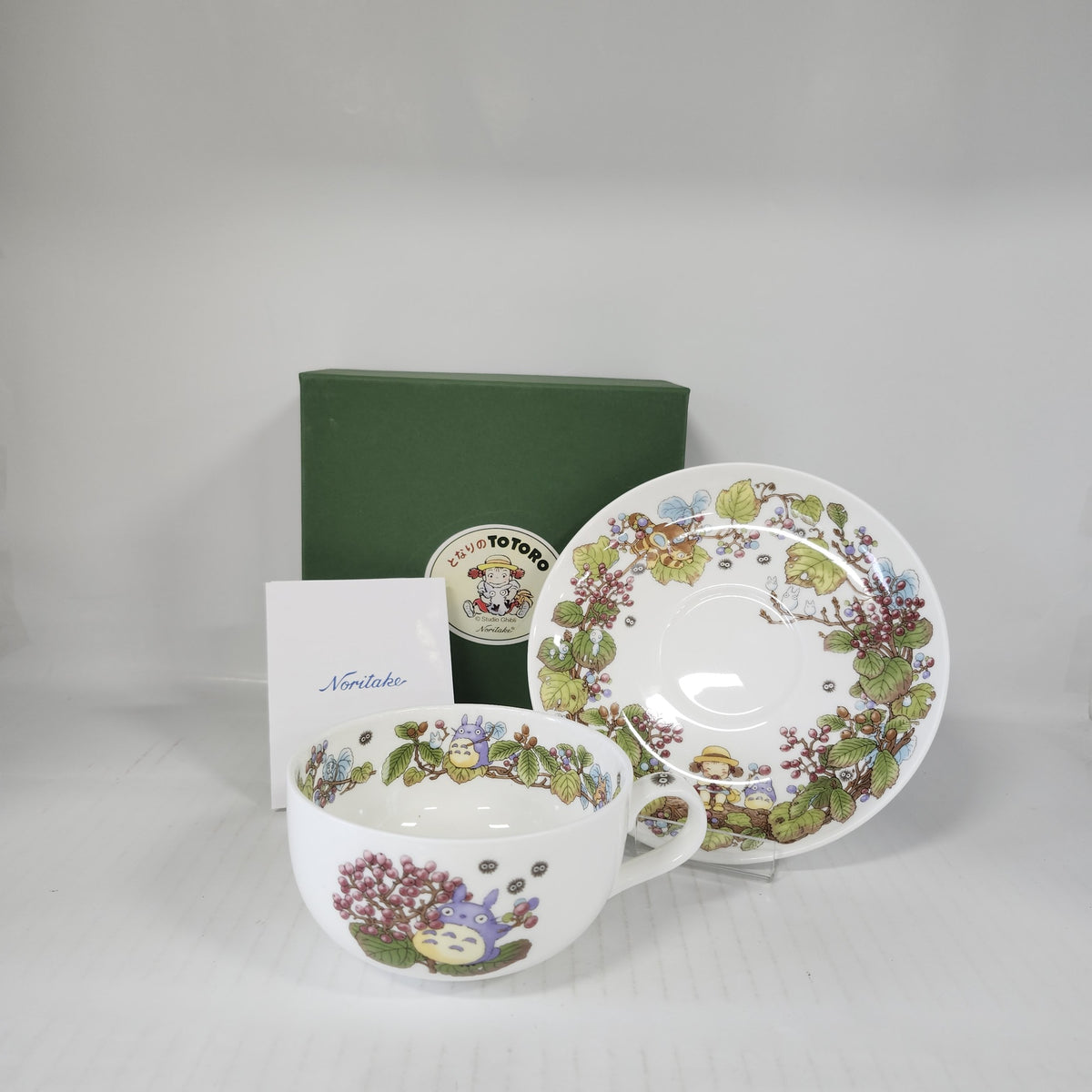 My Neighbor Totoro Gamazumi Berry Milk Tea Cup & Saucer – Bone China Set- 4