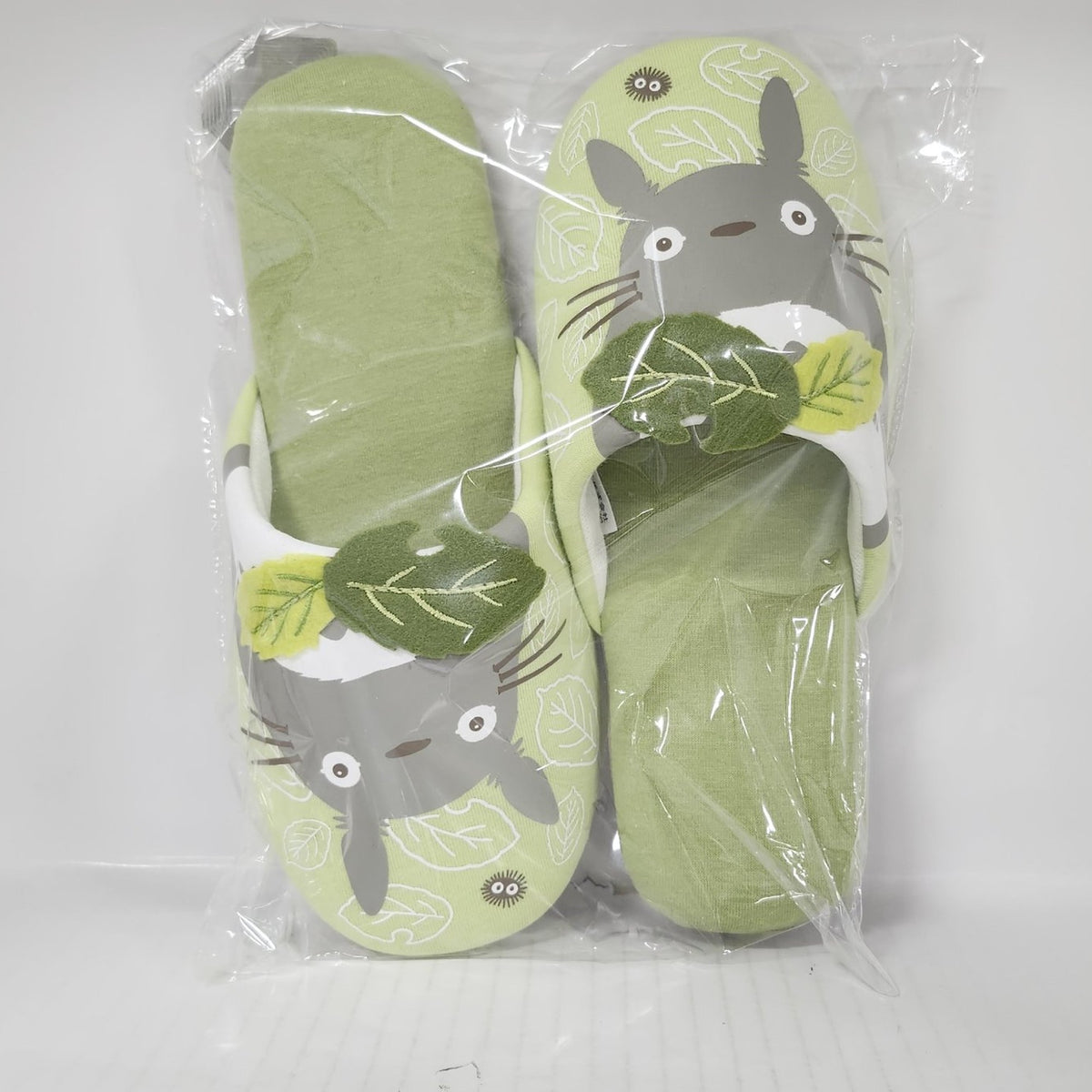 My Neighbor Totoro Room Slippers – Forest Leaves and Soot Sprites