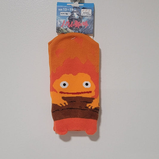 Howl's Moving Castle Calcifer Socks