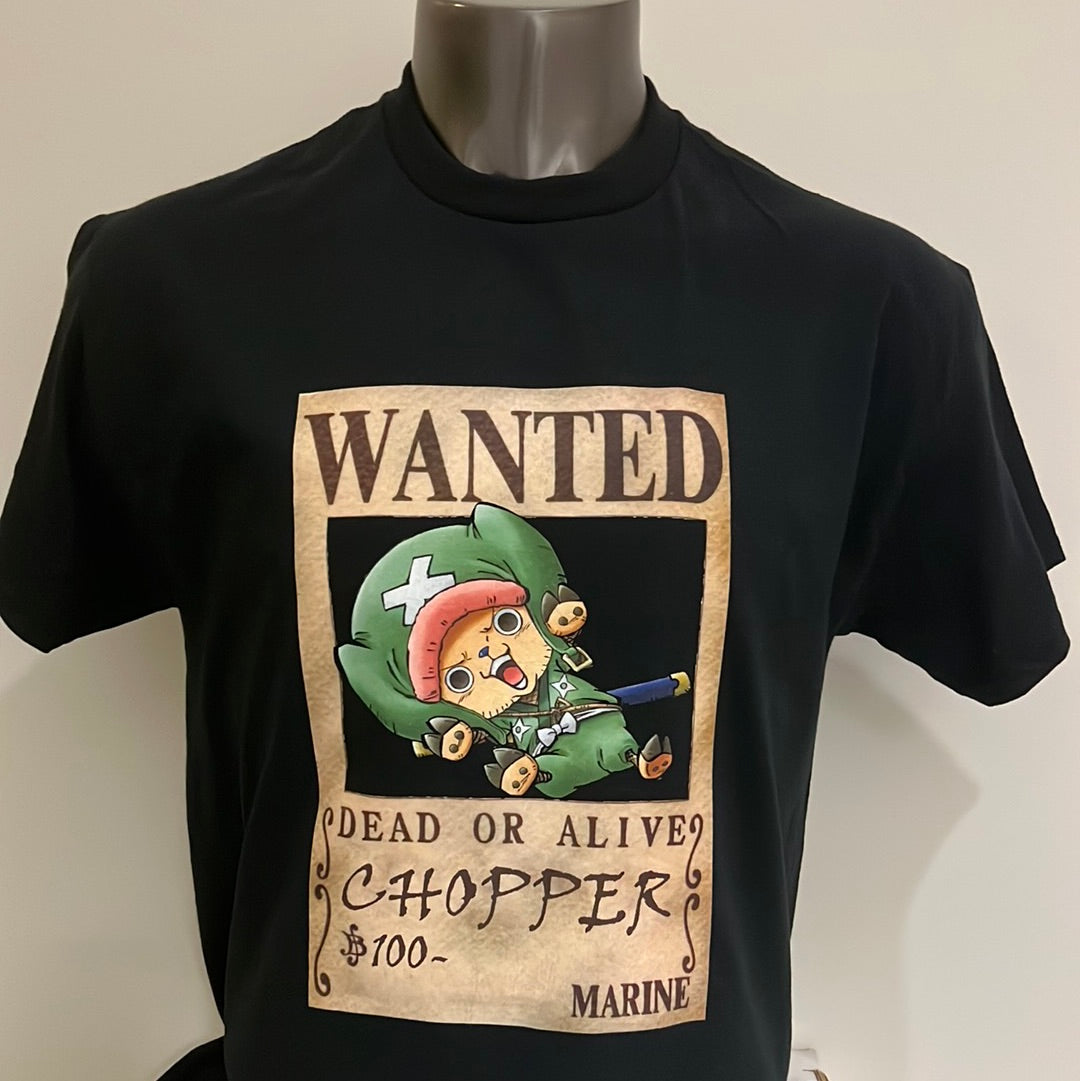 One Piece Chopper Wanted T-Shirt