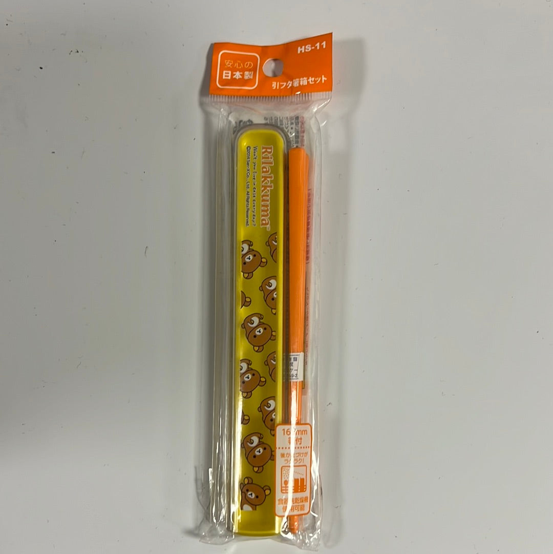 Rillakuma Chopsticks With Case