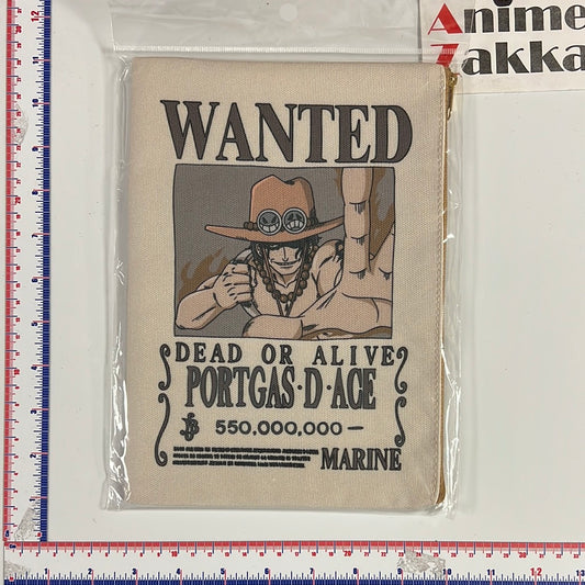 ONE PIECE WANTED POUCH ACE