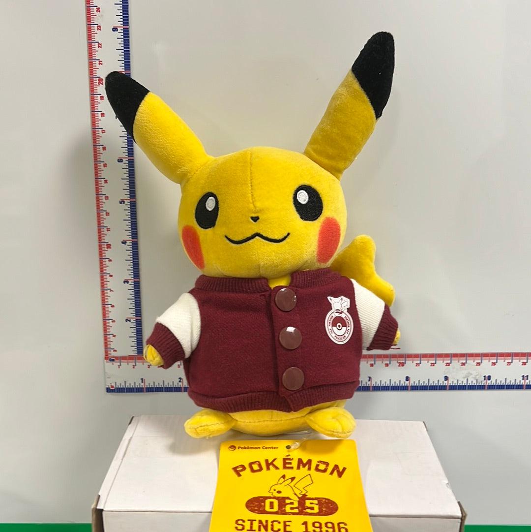 Pokemon Center Original Plush Doll Pikachu RED University